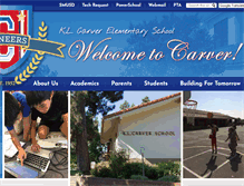 Tablet Screenshot of carverschool.us